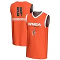Youth Arike Ogunbowale ＃24 Replica Orange Dallas Wings 2024 All-Star Game Lightweight Jersey