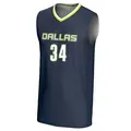 Youth Awak Kuier ＃34 Replica Navy Dallas Wings Lightweight Jersey