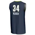 Youth Awak Kuier ＃34 Replica Navy Dallas Wings Lightweight Jersey