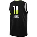 Youth Aziaha James ＃10 Rebel Edition Victory Black Dallas Wings 2023 Jersey