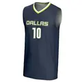 Youth Aziaha James ＃10 Replica Navy Dallas Wings Lightweight Jersey