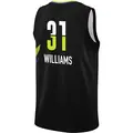 Youth Christyn Williams ＃31 Rebel Edition Victory Black Dallas Wings 2023 Jersey