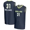 Youth Christyn Williams ＃31 Replica Navy Dallas Wings Lightweight Jersey
