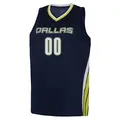Youth Custom ＃00 Explorer Edition Victory Navy Dallas Wings 2021 Jersey
