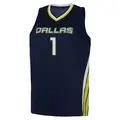 Youth Diamond Miller ＃1 Explorer Edition Victory Navy Dallas Wings 2021 Jersey