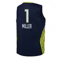 Youth Diamond Miller ＃1 Explorer Edition Victory Navy Dallas Wings 2021 Jersey