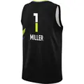 Youth Diamond Miller ＃1 Rebel Edition Victory Black Dallas Wings 2023 Jersey