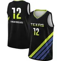 Youth Dulcy Fankam Mendjiadeu ＃12 Rebel Edition Victory Black Dallas Wings 2023 Jersey