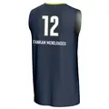 Youth Dulcy Fankam Mendjiadeu ＃12 Replica Navy Dallas Wings Lightweight Jersey