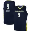 Youth Grace Berger ＃9 Explorer Edition Victory Navy Dallas Wings 2021 Jersey