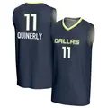 Youth JJ Quinerly ＃11 Replica Navy Dallas Wings Lightweight Jersey
