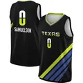 Youth Karlie Samuelson ＃0 Rebel Edition Victory Black Dallas Wings 2023 Jersey