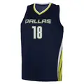 Youth Luisa Geiselsoder ＃18 Explorer Edition Victory Navy Dallas Wings 2021 Jersey