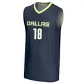 Youth Luisa Geiselsoder ＃18 Replica Navy Dallas Wings Lightweight Jersey