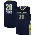 Youth Maddy Siegrist ＃20 Explorer Edition Victory Navy Dallas Wings 2021 Jersey