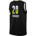 Youth Maddy Siegrist ＃20 Rebel Edition Victory Black Dallas Wings 2023 Jersey