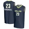 Youth Mai Yamamoto ＃23 Replica Navy Dallas Wings Lightweight Jersey