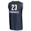 Youth Mai Yamamoto ＃23 Replica Navy Dallas Wings Lightweight Jersey