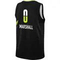 Youth Rayah Marshall ＃0 Rebel Edition Victory Black Dallas Wings 2023 Jersey