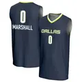Youth Rayah Marshall ＃0 Replica Navy Dallas Wings Lightweight Jersey