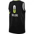 Youth Shyanne Sellers ＃0 Rebel Edition Victory Black Dallas Wings 2023 Jersey